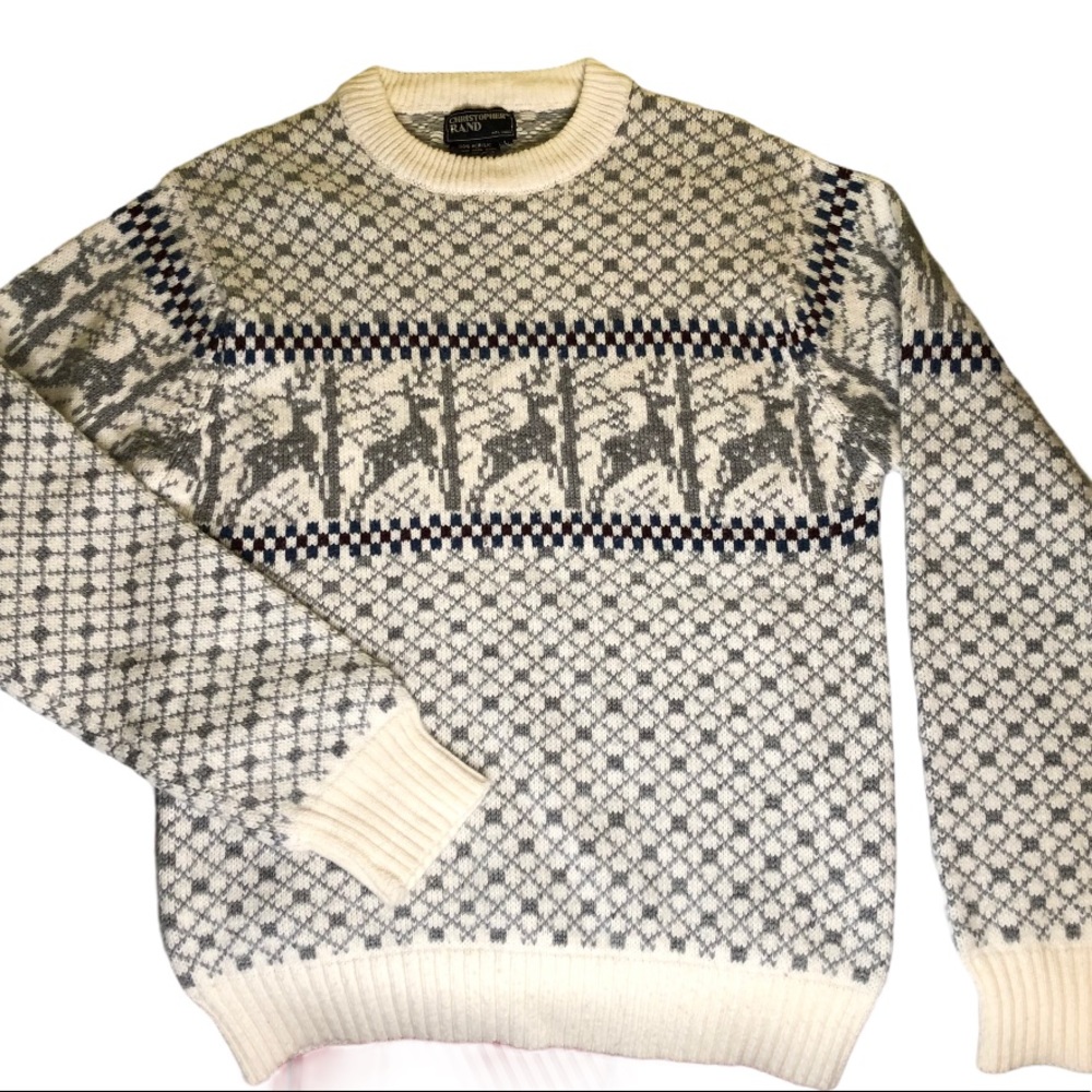 Christopher Rand Christmas Sweater Large